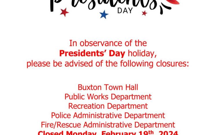 Buxton President's day