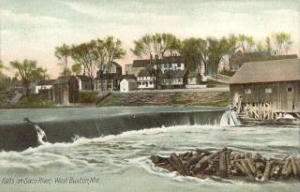 Falls on Saco River West Buxton